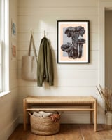 Black Trumpet Fungi framed in a relaxed room thumbnail