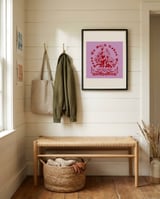 Gothic Floral Quote framed in a relaxed room thumbnail