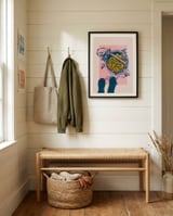Foraging Wild Mushrooms framed in a relaxed room thumbnail