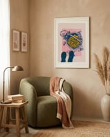 Foraging Wild Mushrooms framed in a tender room thumbnail