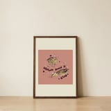 Whimsical Duck Divas — framed, leaning against the wall thumbnail