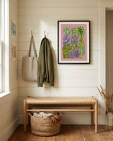 Vibrant Botanical Garden framed in a relaxed room thumbnail