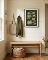 Sketched Green Apples framed in a relaxed room thumbnail