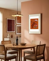 Holiday Animals Giving Gifts framed in a intimate room thumbnail