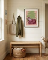 Christmas Cat Surprise framed in a relaxed room thumbnail