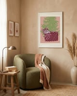 Christmas Cat Surprise framed in a tender room thumbnail