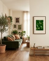 Lily of the Valley Garden framed in a grounding room thumbnail