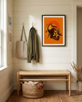 Tropical Toucan Sunset framed in a relaxed room thumbnail