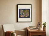 Vibrant Tropical Garden framed in a focused room thumbnail