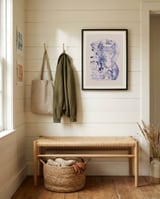 Playful Cat Pile framed in a relaxed room thumbnail