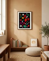 Whimsical Strawberry Harvest framed in a gentle room thumbnail