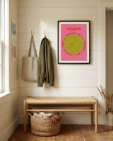Cozy Sleepy Cat framed in a relaxed room thumbnail