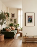 Black Cat Dreamer framed in a grounding room thumbnail