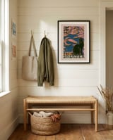 Black Cat Dreamer framed in a relaxed room thumbnail