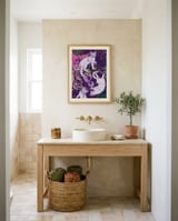 Playful Cats and Plants framed in a breezy room thumbnail