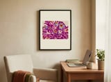 Tulips framed in a focused room thumbnail