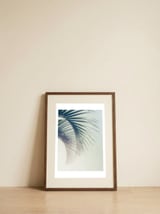 Tropical Palm Shadow — framed, leaning against the wall thumbnail