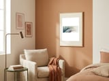 Tropical Palm Shadow framed in a tender room thumbnail