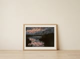 Moonlit Mountain Lake — framed, leaning against the wall thumbnail