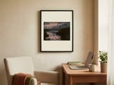 Moonlit Mountain Lake framed in a focused room thumbnail