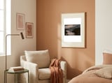 Moonlit Mountain Lake framed in a tender room thumbnail