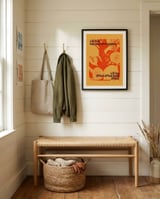 Easy Peasy Lemon Squeezy framed in a relaxed room thumbnail