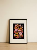Forest Peonies and Chanterelles — framed, leaning against the wall thumbnail