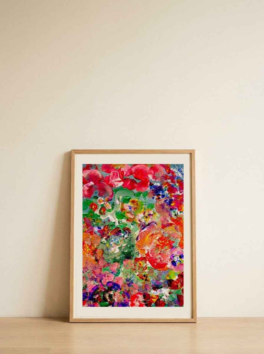 Spring — framed, leaning against the wall