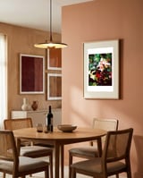 Vibrant Floral Impression framed in a intimate room thumbnail