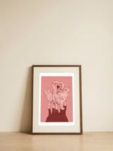 Heart Cats — framed, leaning against the wall thumbnail