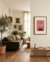 Heart Cats framed in a grounding room thumbnail