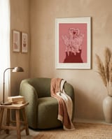 Heart Cats framed in a tender room thumbnail