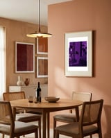Purple Window Plants framed in a intimate room thumbnail