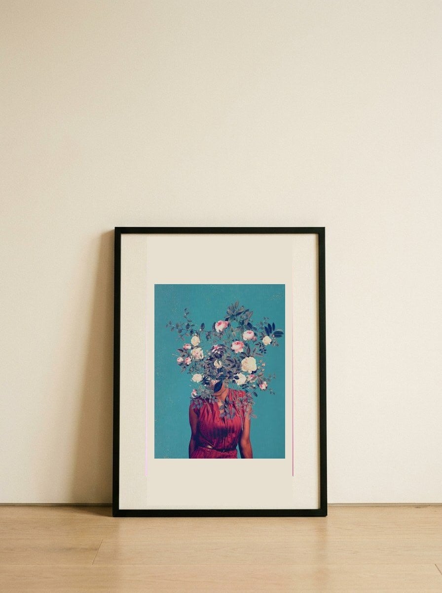 The First Noon I Dreamt of You — framed, leaning against the wall