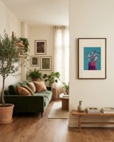 The First Noon I Dreamt of You framed in a grounding room thumbnail