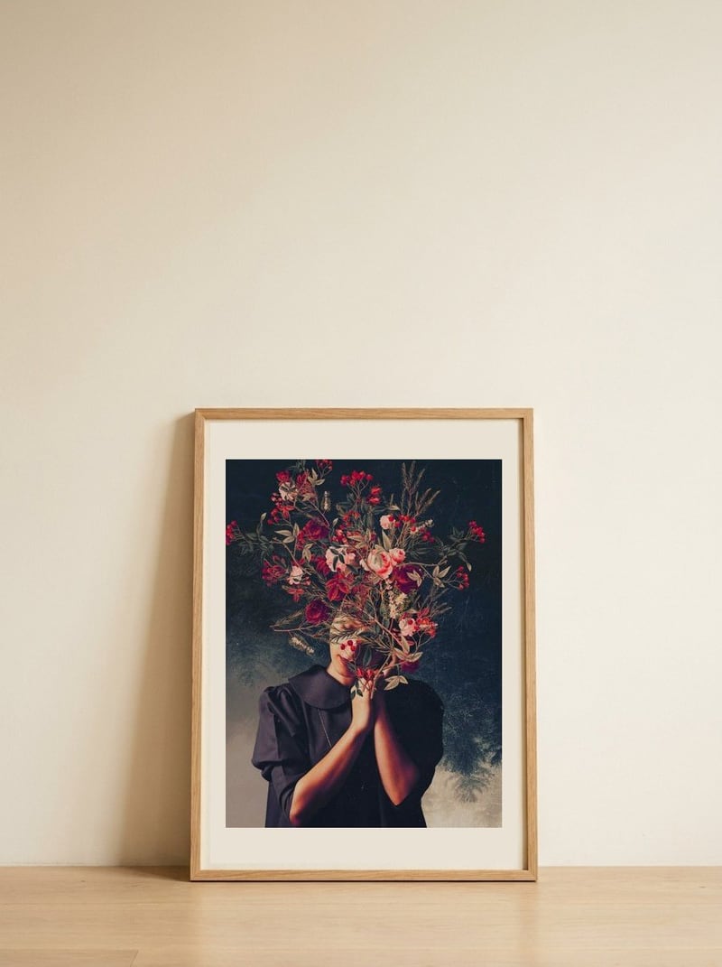 The Autumns After I Found You — framed, leaning against the wall