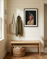 Roses Bloomed Everytime I Thought of You framed in a relaxed room thumbnail