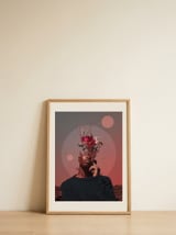 Pale Memories of Dusk — framed, leaning against the wall thumbnail