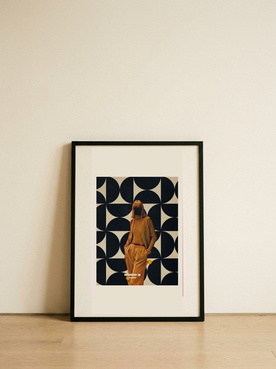 1978 Annie Collection by Frank Moth — framed, leaning against the wall