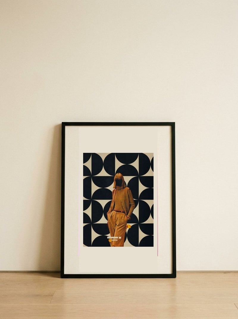 1978 Annie Collection by Frank Moth — framed, leaning against the wall