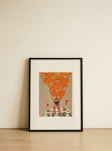 Bird Flight In Autumn — framed, leaning against the wall thumbnail