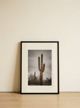 Desert Saguaro Sky — framed, leaning against the wall thumbnail