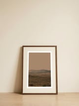 Arid Mountain Horizon — framed, leaning against the wall thumbnail