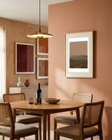Arid Mountain Horizon framed in a intimate room thumbnail