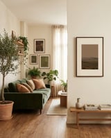 Arid Mountain Horizon framed in a grounding room thumbnail