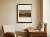 Rugged Desert Landscape framed in a focused room thumbnail