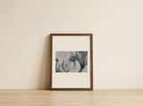 Agave Green Spikes — framed, leaning against the wall thumbnail