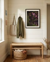 Deep Violet Blossoms framed in a relaxed room thumbnail