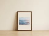 Peaceful Ocean Waves — framed, leaning against the wall thumbnail