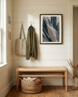 Blue Agave Leaves framed in a relaxed room thumbnail